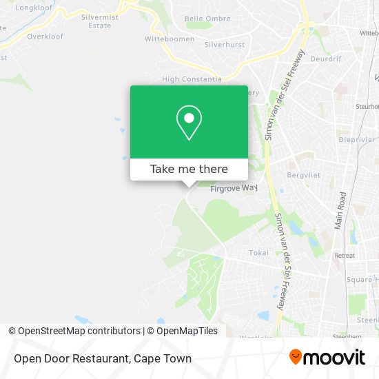 Open Door Restaurant map