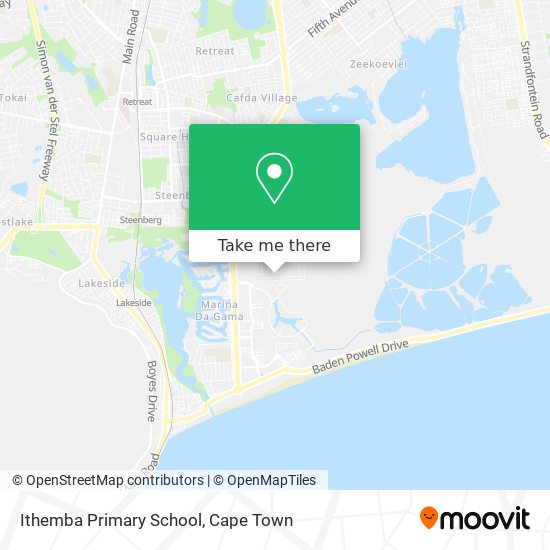 Ithemba Primary School map