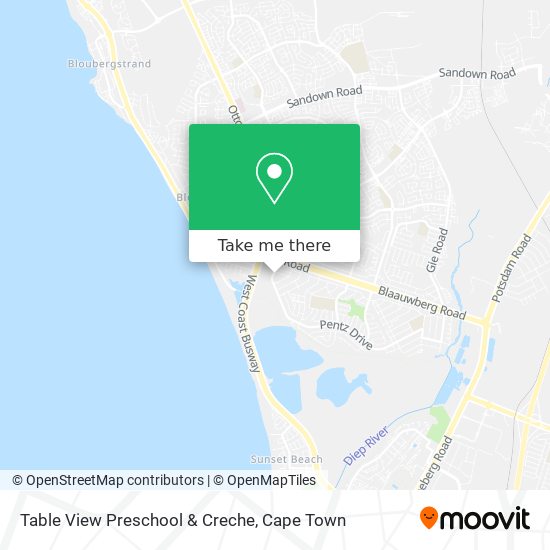 Table View Preschool & Creche map