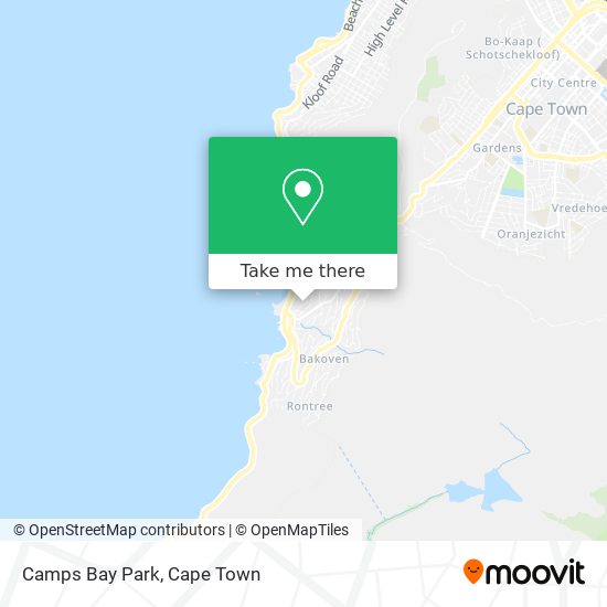 Camps Bay Park map