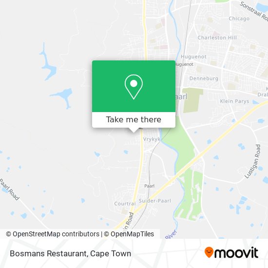 Bosmans Restaurant map