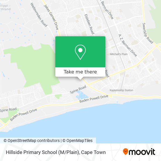 Hillside Primary School (M / Plain) map