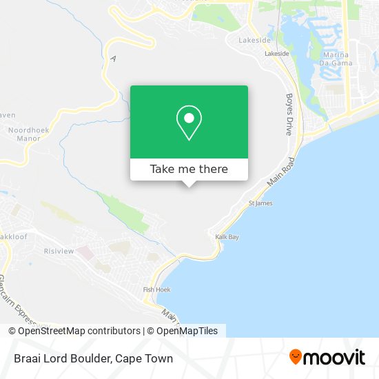 Braai Lord Boulder map