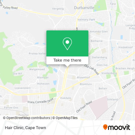 Hair Clinic map