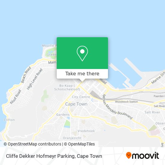 Cliffe Dekker Hofmeyr Parking map