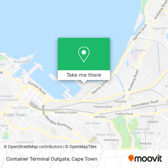 Container Terminal Outgate map