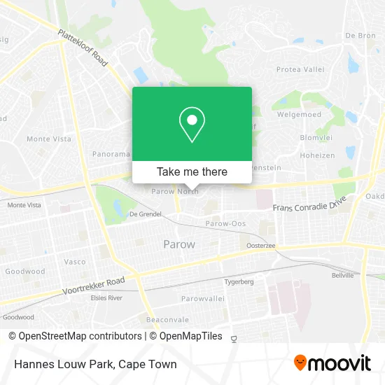 Hannes Louw Park map
