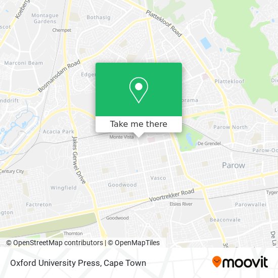 Oxford University Press map
