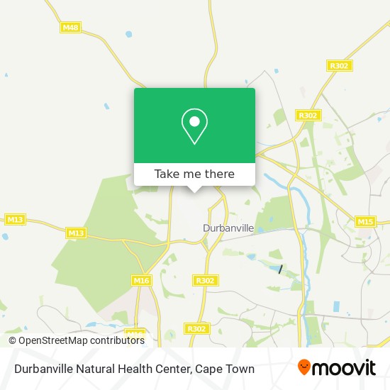 Durbanville Natural Health Center map