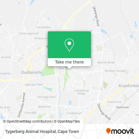 Tygerberg Animal Hospital map