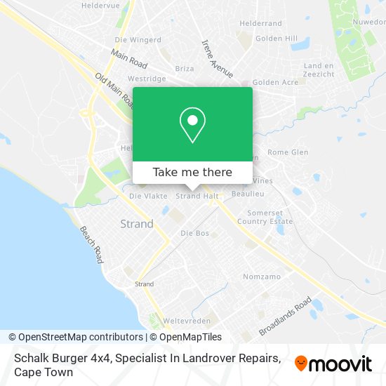 Schalk Burger 4x4, Specialist In Landrover Repairs map