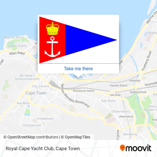 Royal Cape Yacht Club map
