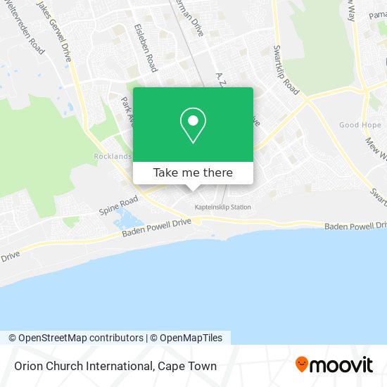 Orion Church International map