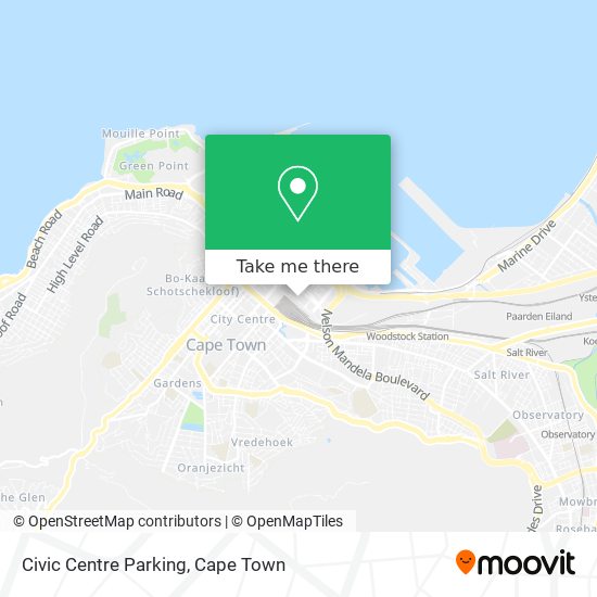 Civic Centre Parking map