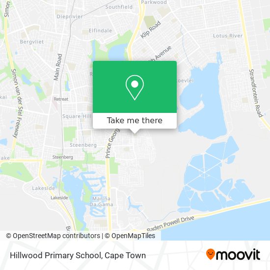 Hillwood Primary School map