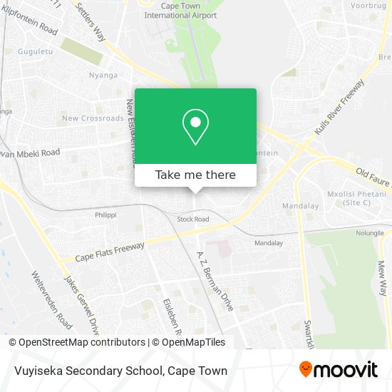 Vuyiseka Secondary School map