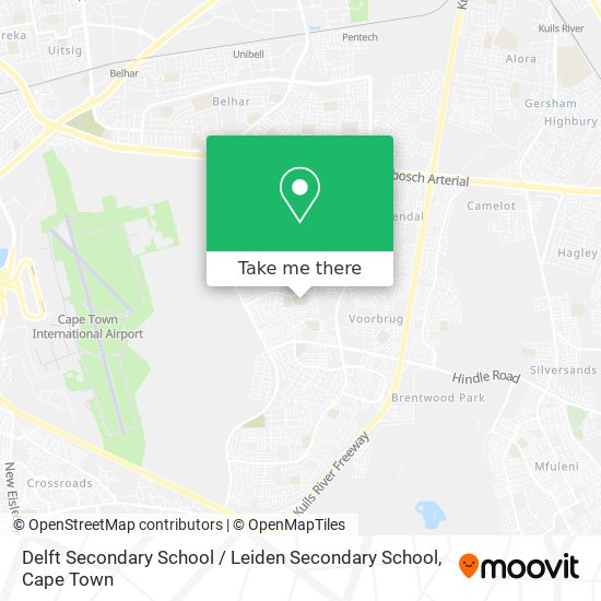 Delft Secondary School / Leiden Secondary School map