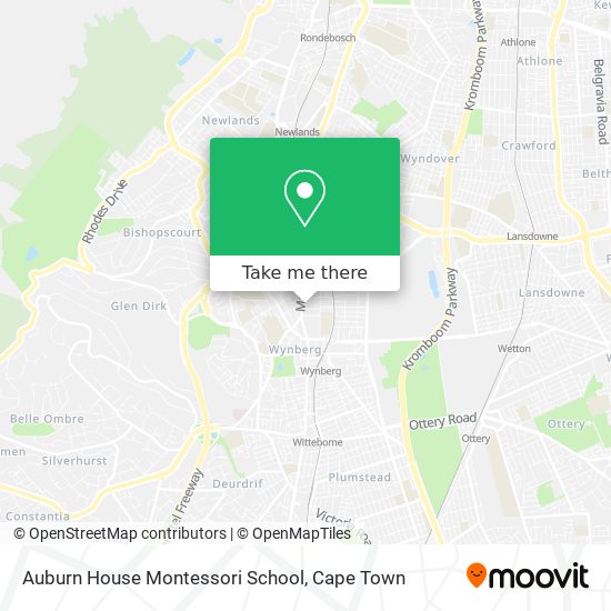 Auburn House Montessori School map