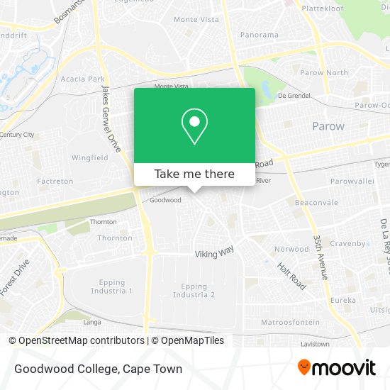 Goodwood College map