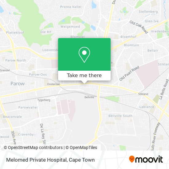 Melomed Private Hospital map