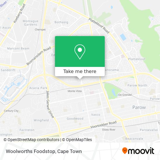 Woolworths Foodstop map