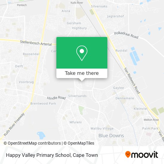 Happy Valley Primary School map