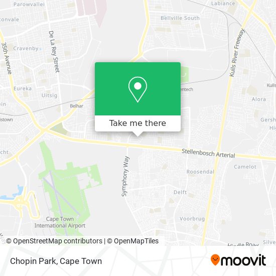 Chopin Park map