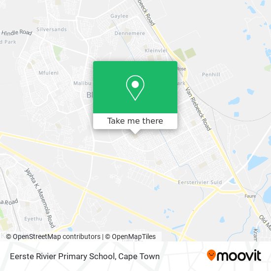 Eerste Rivier Primary School map