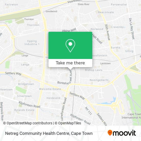 Netreg Community Health Centre map