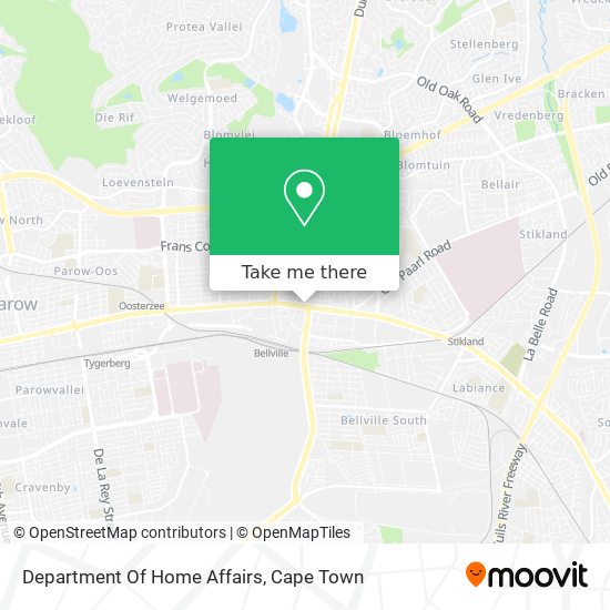 Department Of Home Affairs map