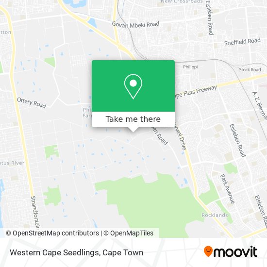 Western Cape Seedlings map