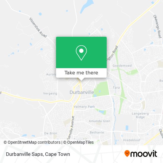 Durbanville Saps map