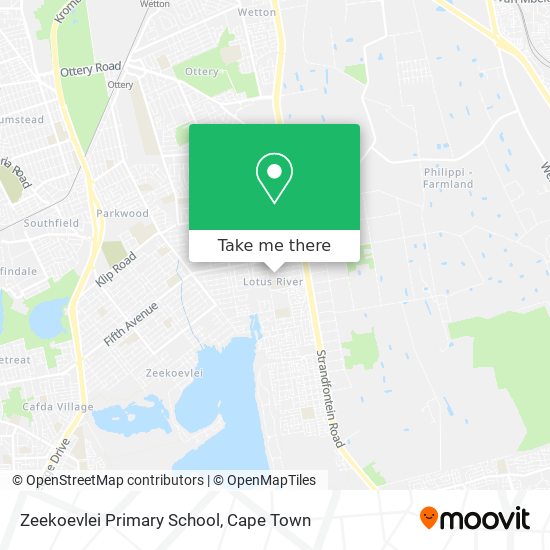 Zeekoevlei Primary School map