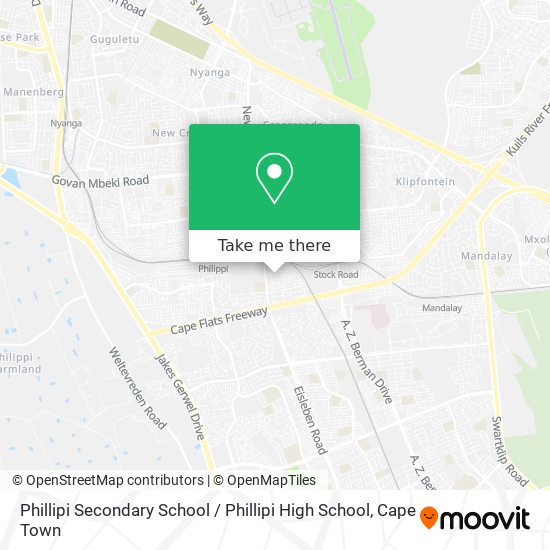 Phillipi Secondary School / Phillipi High School map