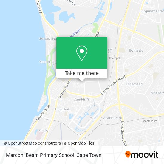 Marconi Beam Primary School map