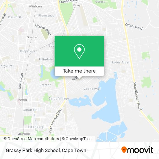 Grassy Park High School map