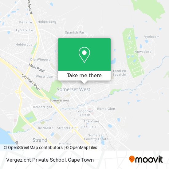 Vergezicht Private School map