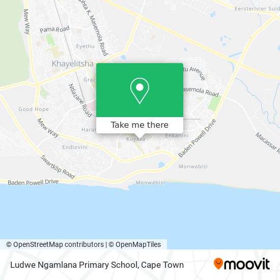 Ludwe Ngamlana Primary School map