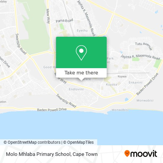 Molo Mhlaba Primary School map