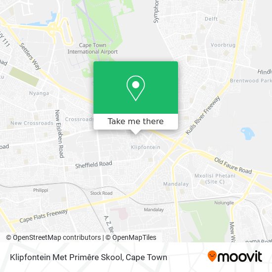Klipfontein Met Primêre Skool map