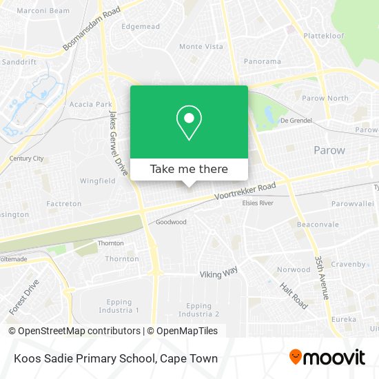 Koos Sadie Primary School map