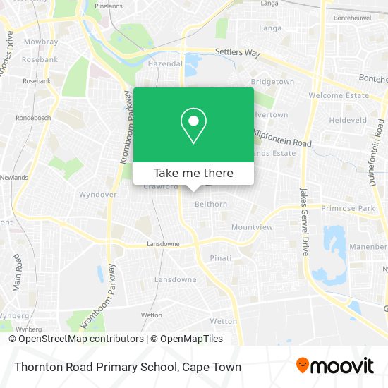 Thornton Road Primary School map
