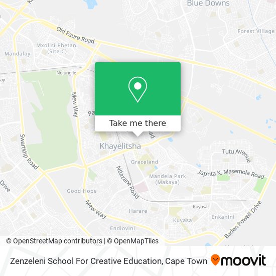 Zenzeleni School For Creative Education map