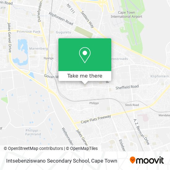 Intsebenziswano Secondary School map