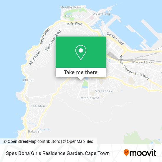 Spes Bona Girls Residence Garden map