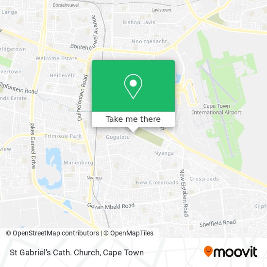 St Gabriel's Cath. Church map