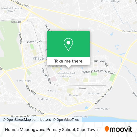Nomsa Mapongwana Primary School map