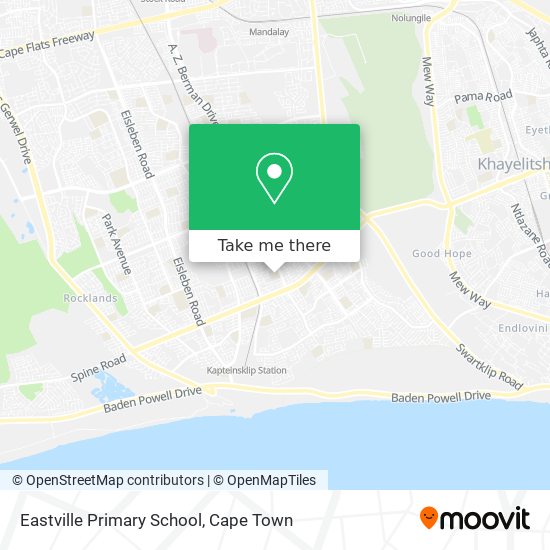 Eastville Primary School map