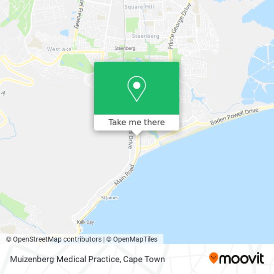 Muizenberg Medical Practice map