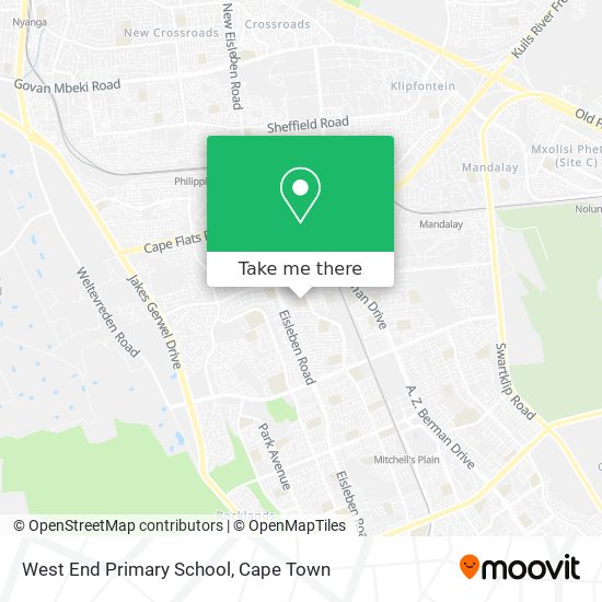 West End Primary School map